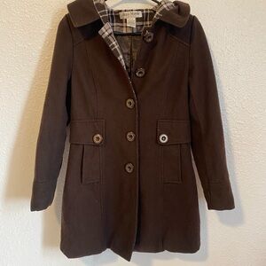 Brown Button-Up Coat
